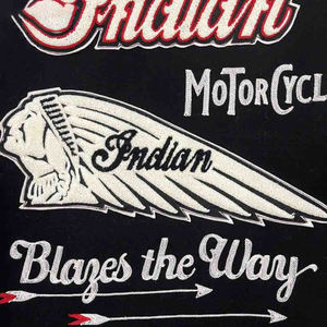 เสื้อแจ็กเก็ตเลตเทอร์แมนสำหรับผู้ชายเสื้อเบสบอลแขนเสื้อหนังสีดำออกแบบได้ตามต้องการ - Product Image 3