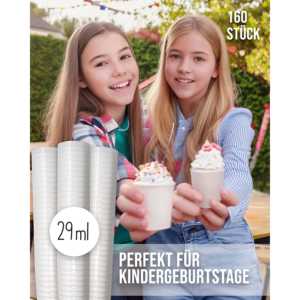 Ensemble de 160 verres à shot réutilisables classiques, personnalisables, en verre borosilicate blanc, design cylindrique pour la sublimation du vin - Product Image 3