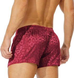 Short de fitness à séchage rapide dynamique et écologique pour hommes, pantalon trois-quarts double couche anti-éblouissement, solide, course à pied dans la rue - Product Image 2