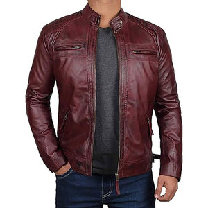 Chaquetas de Hombre de la Mejor Fabricación, Logotipo Personalizado, Chaquetas de Hombre de Moda, Precio al por Mayor, Chaqueta de Cuero Sostenible para Hombre - Product Image 5