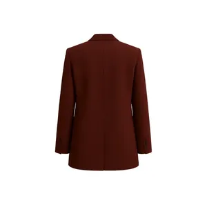 Blazers Extra Grandes para Mujer con Bordado y Decoración de un Solo Botón, 100% Algodón, Prenda Larga - Product Image 6