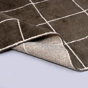 Modern Moroccan Trellis Pattern Area Rug Geometric Carpet chocolate white Design <b>for</b> Living Room hallway kids room - Product Image 4