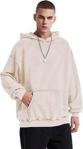 Sweat à capuche personnalisé lourd 100% coton de haute qualité pour unisexe streetwear Fabrication de vêtements décontractés de mode - Product Image 4