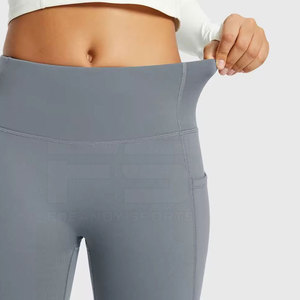 Active Fitness Wear Flare <b>Leggings</b> <b>Tummy</b> <b>Control</b> Yoga <b>Gym</b> Fashion Women High Waist Spandex/Nylon Lightweight Breathable - Product Image 5