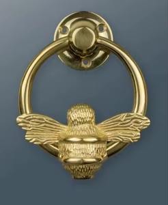 Heurtoir de porte en métal au design élégant, accessoires de portes et fenêtres en métal poli antique, serrure de porte moderne de luxe, articles de luxe - Product Image 5