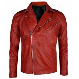 2025 Meilleur style personnalisé Faux cuir veste pour hommes Slim Fit confortable sur taille veste en cuir veste respirante pour hommes - Product Image 4