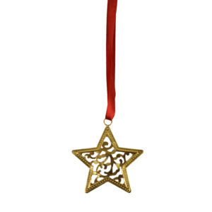 2024 nuevo diseño forma de pájaro Metal adorno colgante de Navidad respetuoso con el medio ambiente uso interior/exterior decoración del hogar de alta calidad - Product Image 3