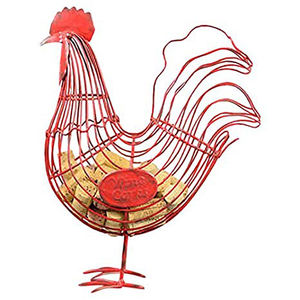 Support de panier à oeufs en forme de poulet, panier à fruits en fer forgé, panier à ustensiles de cuisine, panier de comptoir, panier de ferme - Product Image 2