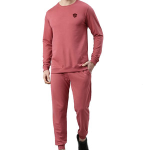 Chándal de algodón 100% ligero y transpirable de alta calidad para hombre, patrón sólido personalizado, respetuoso con el medio ambiente, superventas para invierno - Product Image 1