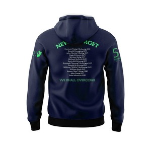 Las Mejores Sudaderas con Capucha para Hombre, 100% Algodón, Forro Polar, Resistentes al Viento, Transpirables, con Bolsillos y Cuello, Estampado Digital, Servicio OEM, Diseño Sólido en la Parte Delantera - Product Image 2
