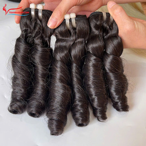 Cheveux vierges Remy meilleures ventes en Afrique, Congo 100% paquets de cheveux humains, fournisseurs de cheveux bouclés pleins d'entrain, Thanh an Hair vietnamien 100g - Product Image 2