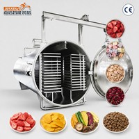 Lyophilisateur sous vide JXFD-1200, capacité de 1200 kg, machine de lyophilisation en acier inoxydable SUS304 pour la transformation alimentaire