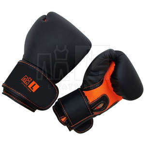 Venta caliente Guantes de boxeo hechos de cuero Guantes de boxeo profesionales Guantes de boxeo con logotipo personalizado - Product Image 3