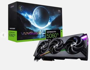 NUEVA TARJETA GRÁFICA VANGUARD MSI RTX5060 SOC GEFORCES GDDR7 Ti 16G - Product Image 1