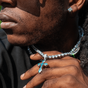 Pendentif Hip Hop en alliage plaqué or pour homme, personnalisé et luxueux, serti de CZ - Product Image 4