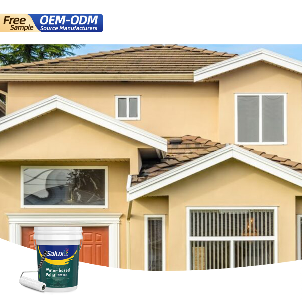 Ral 1013 building weather resistant oliy exterior exterior wall paint suppliers