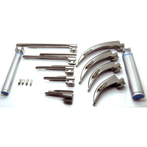 Laryngoscope LED manuel portable pour outil de Diagnostic chirurgical d'intubation pour la gestion des voies respiratoires Matériau en acier inoxydable - Product Image 1