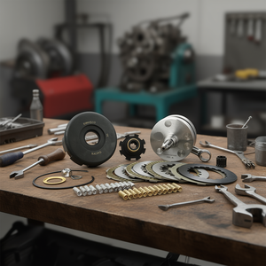 Kit de transmission complet pour moto Bull Clutch 225cc avec arbre à clés de 60 mm - Product Image 3