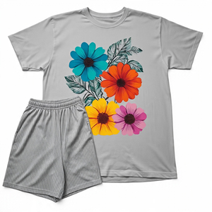 Surdimensionné Sublimation T Shirt Shorts Ensembles Hommes Sports Running Jogging Graphic Print Sets Quick Dry Print Shorts Sets Men's - Product Image 6