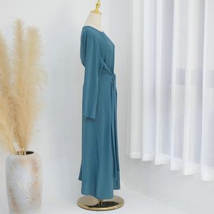 Robe abaya pour femme musulmane Eid Prayer Maxi Kaftan Islamic Daily Dress Soft Muslim Women Clothes - Product Image 5