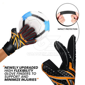 Guantes de portero de fútbol de entrenamiento con malla transpirable y soporte de muñeca ajustable Guantes de Portero profesional - Product Image 2