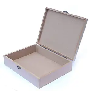 Unique Quality Modern Wooden Box Plain Mdf Wood Blank Rectangular Box Hot Selling & Wholesale Box For Home Hotel & Restaurant