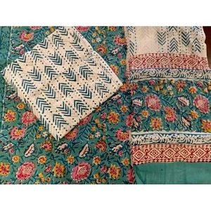 Conjuntos de Trajes de Algodón Estampados a Mano para Mujer, Ropa Elegante para Mujer - Product Image 3