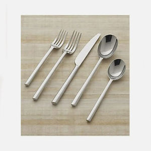 Ensemble de couverts luxueux de cuillère de coulée en laiton de conception de feuille d'or parfait pour les mariages hôtels et restaurants couverts de qualité supérieure - Product Image 5