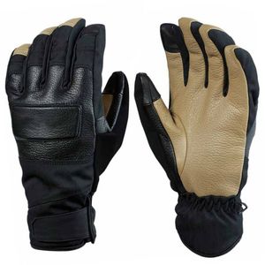 Gants de neige coupe-vent pour hommes, vente chaude, doigts entiers, imperméables, hiver, extérieur, écran tactile, gants de ski - Product Image 3