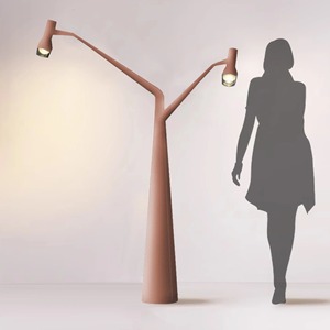 Lampadaire en tissu blanc en forme de champignon pour la décoration intérieure de salon de luxe moderne, élégant, support doré LED pour la maison et le bureau - Product Image 6