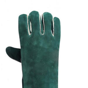 ถุงมือเชื่อมหนังวัวออกแบบตามสั่งทนทานวัสดุคุณภาพสูง - Product Image 2