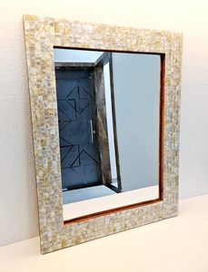 AALIYAN IMPEX Miroir mural rectangulaire classique pour la décoration intérieure, design moderne avec incrustation de nacre pour la chambre à coucher - Product Image 3