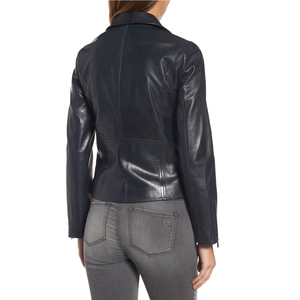 Chaqueta Blazer de Piel de Oveja 100% Genuina de Alta Calidad, Entallada, para Mujer, Chaqueta de Negocios, Forro Transpirable, Bolsillos, Boda, Invierno, Casual - Product Image 4