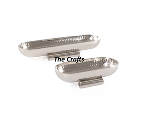 Aluminium Gold Color <b>Dessert</b> Serving <b>Bowl</b> <b>Set</b> Of Two Customized Size And Shape Chocolate <b>Bowl</b> At Low Price - Product Image 3