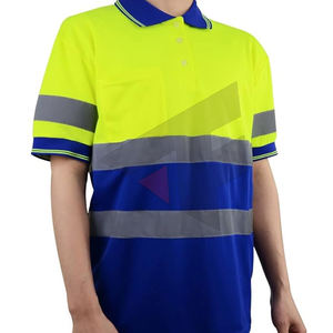 Camisetas de Alta Visibilidad Personalizadas con Camisetas de Trabajo de Construcción, Camiseta Polo de Seguridad de Poliéster y Algodón - Product Image 3