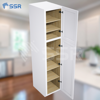 Armoire de garde-manger en bois moderne personnalisé prêt à assembler modèle PC1884 RTA grande armoire de cuisine commande en gros directe en usine approvisionnement