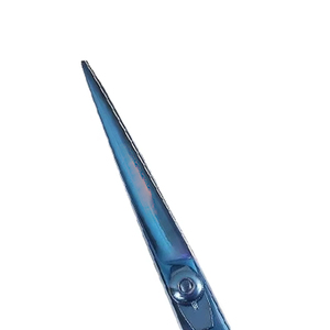 Yinglang Professional 9CR13 Stainless Steel Right-Handed Barber <b>Safety</b> Straight Sharp 30 Teeth Steel Handle Pet Hair <b>Scissors</b> - Product Image 2