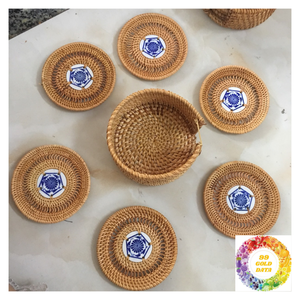 Mantel Individual de ratán hecho a mano, placas de cargador Natural, decoración de mesa de comedor rústica, colgante de pared elegante para decoración del hogar - Product Image 2