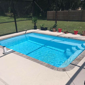 Piscina de Hidromasaje de Fibra de Vidrio para Exteriores, Piscina Enterrada o Elevada, Piscina Personalizada para Niños y Adultos - Product Image 3