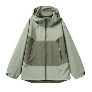 Veste de moto softshell pour homme, coupe-vent, imperméable, avec capuche, col rond, sans manches, fermeture éclair, motif floral, automne - Product Image 5