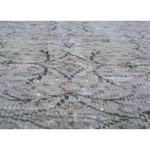 พรมขนสัตว์ถักมือสไตล์วินเทจ สีเทา-ดำ รูปทรงสี่เหลี่ยมผืนผ้า ลายแบบนามธรรม สำหรับห้องนั่งเล่นในบ้าน เนื้อผ้าขนฟู ด้วยเทคนิคการถักแบบ Pae-367 - Product Image 3