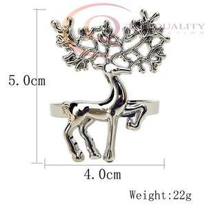 Anneaux de serviette décoratifs de luxe pour la mise en place de la table, adaptés aux événements spéciaux et à l'usage quotidien - Product Image 4