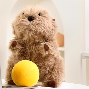 Peluche <span class=keywords><strong>de</strong></span> nutria súper suave personalizado al por mayor con pelota, muñeco <span class=keywords><strong>de</strong></span> peluche <span class=keywords><strong>de</strong></span> animal, juguete <span class=keywords><strong>de</strong></span> peluche <span class=keywords><strong>de</strong></span> nutria <span class=keywords><strong>de</strong></span> río esponjoso y adorable - Product Image 5