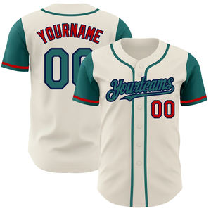 Ropa Deportiva Unisex Personalizada al por Mayor, Jersey de Béisbol Transpirable de Spandex/Poliéster con Logotipo Bordado, Conjuntos con Estampado Digital - Product Image 1