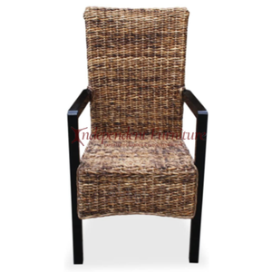 Chaise de salle à manger en rotin naturel en feuilles de bananier, style antique, pour la maison, les cafés, les restaurants et les hôtels (vente en gros) - Product Image 3