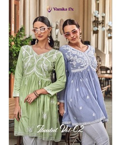 ชุดลำลองแฟชั่นไซส์ใหญ่พิเศษสำหรับผู้หญิงกระโปรงยีนส์ดีไซน์เกาหลี - Product Image 4