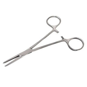 Fórceps Kelly de alta calidad QNQ, abrazaderas quirúrgicas de acero duraderas, instrumentos quirúrgicos manuales rectos curvos, clase certificada CE ISO - Product Image 3