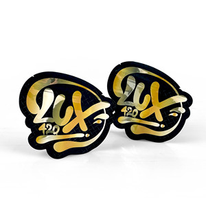 定制印刷3.5克防臭袋可重新密封立式模切袋铝塑包装聚酯薄膜袋 - Product Image 1