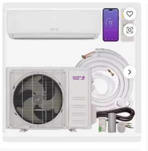 Sistema de Aire Acondicionado/Calentamiento Mini Split de 18000 BTU/220V de Alta Calidad, Silencioso y Confortable, con WiFi y Kit de Instalación Completo y Fácil - Product Image 1