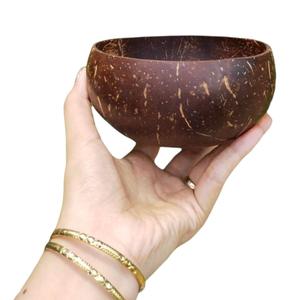 ชามกะลามะพร้าวธรรมชาติขนาดเล็กพร้อมช้อนไม้ผลิตภัณฑ์จากเวียดนามเป็นมิตรกับสิ่งแวดล้อม - Product Image 1